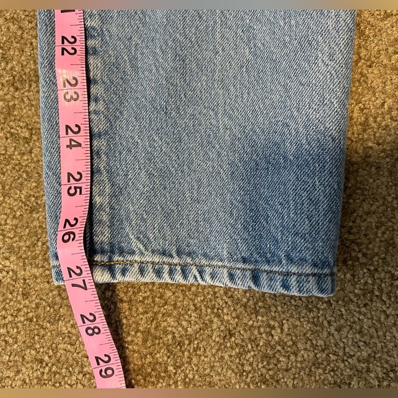 Madewell Mom Jeans High Rise Distressed Size 28 - Picture 9 of 10